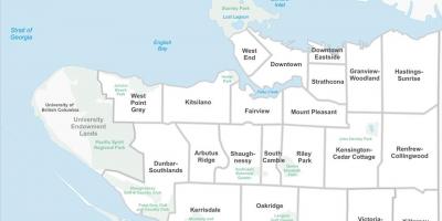 Vancouver bất động sản bản đồ