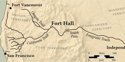 Bản đồ của fort vancouver