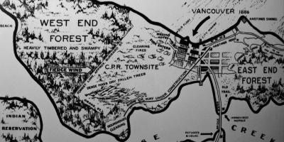 Bản đồ của vancouver