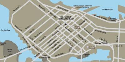 Bản đồ của đường vancouver