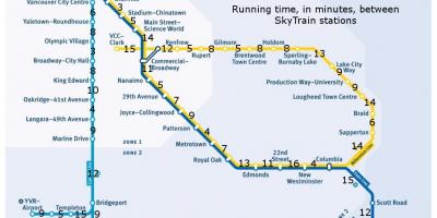 Vancouver ga xe lửa bản đồ