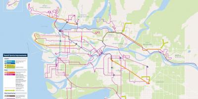 Vancouver hệ thống giao thông bản đồ