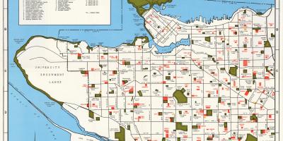 Bản đồ của cộng đồng vancouver
