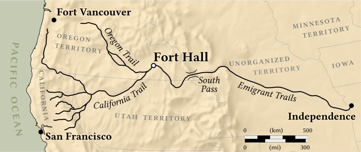 Bản đồ của fort vancouver