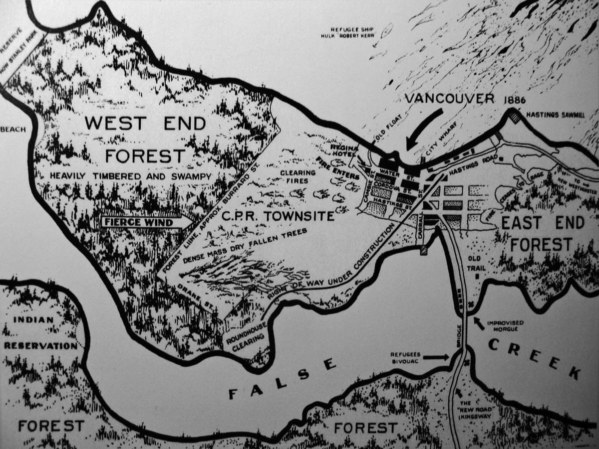 Bản đồ của vancouver
