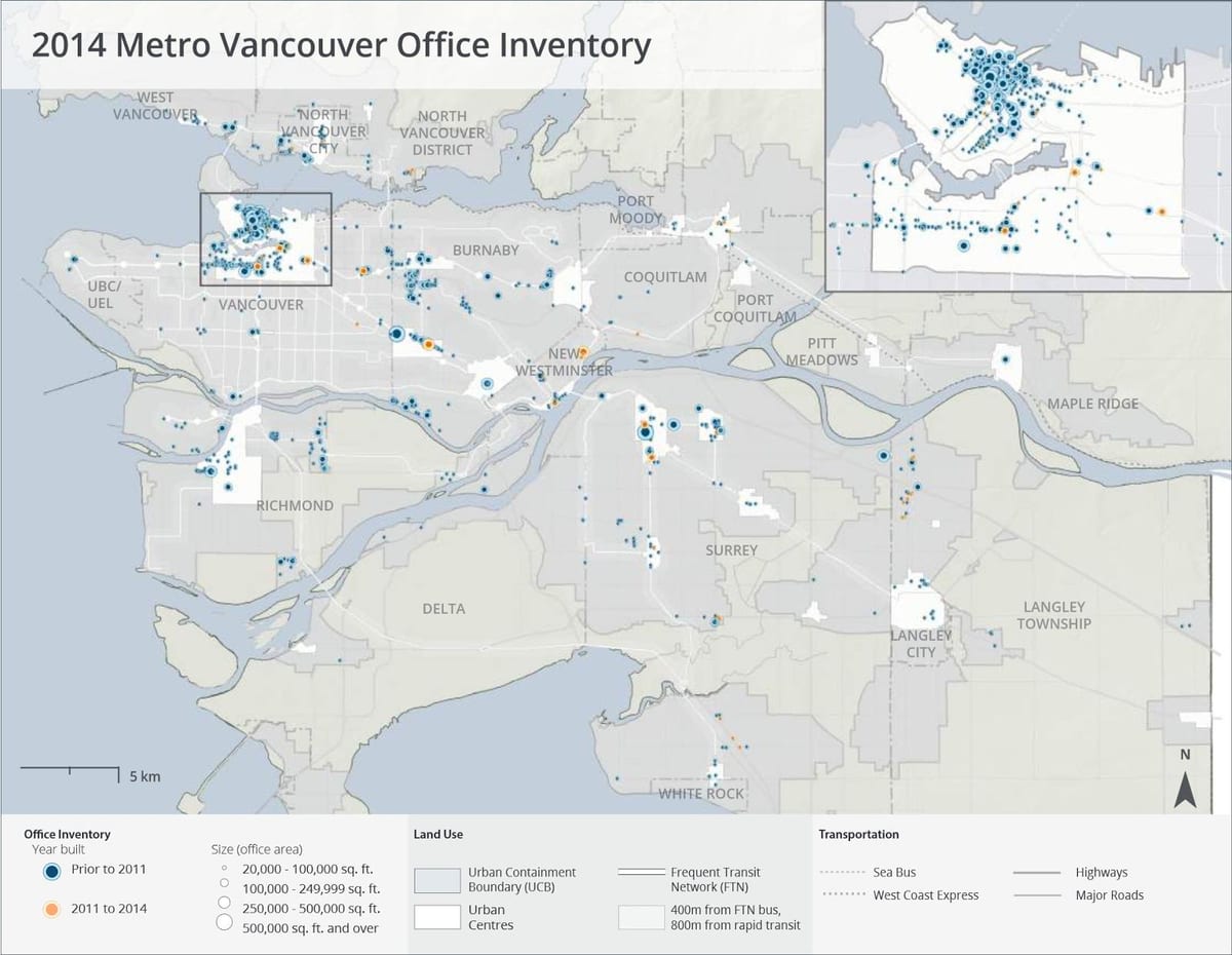 metro vancouver tàu trên bản đồ