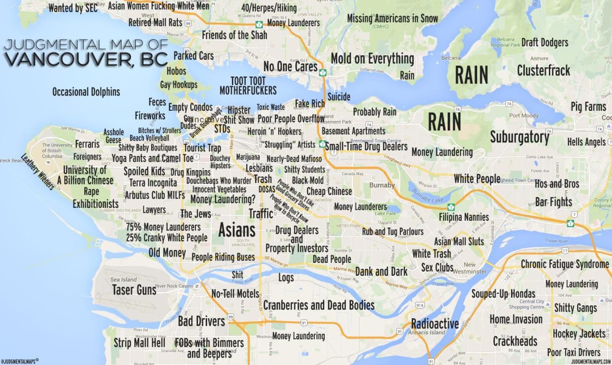 phán xét bản đồ vancouver