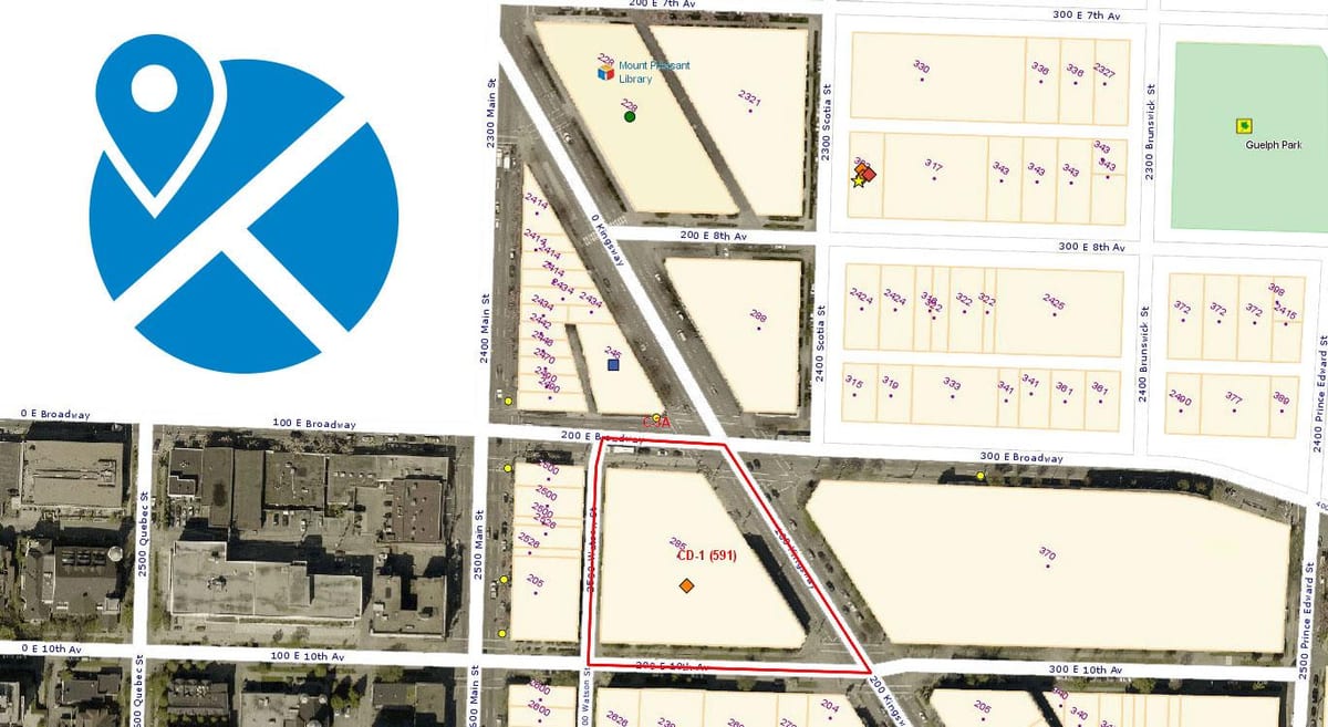 vanmap vancouver thành phố