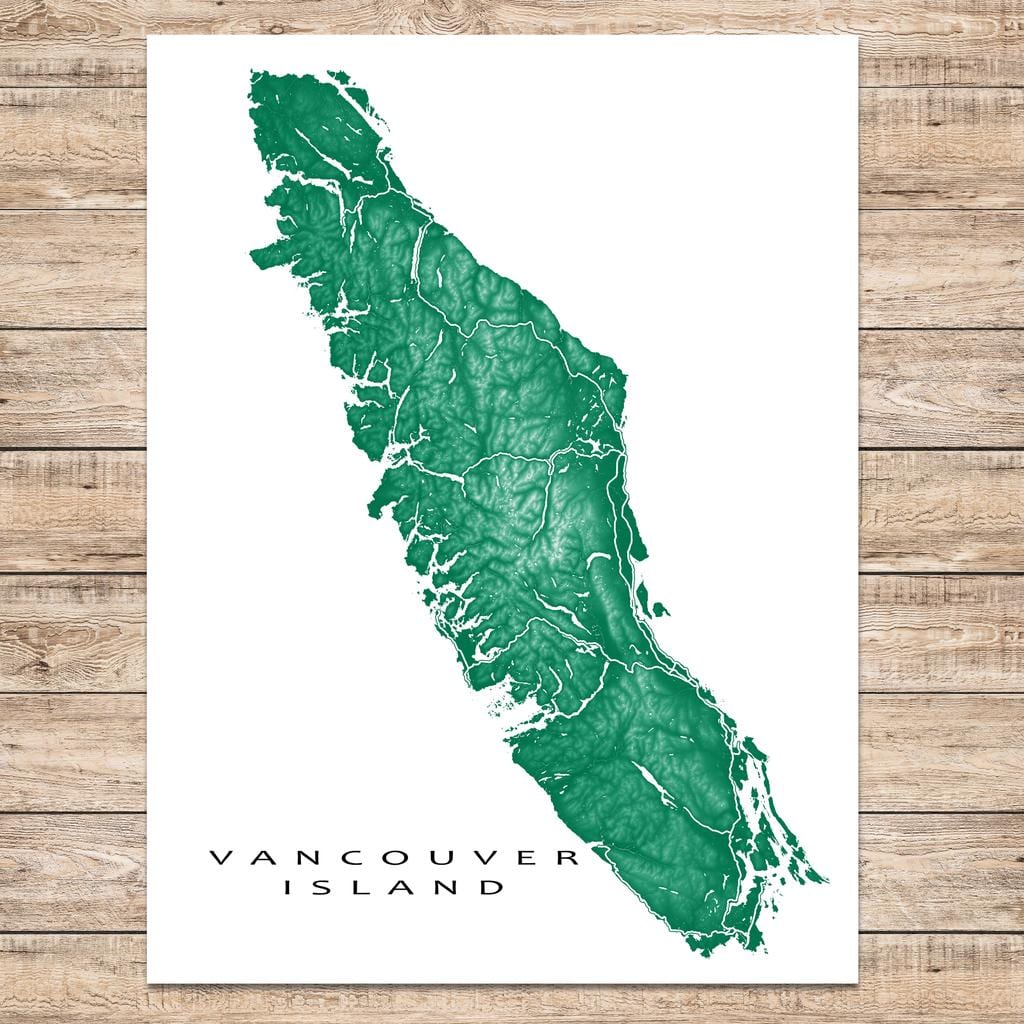 Bản đồ vancouver đảo nghệ thuật