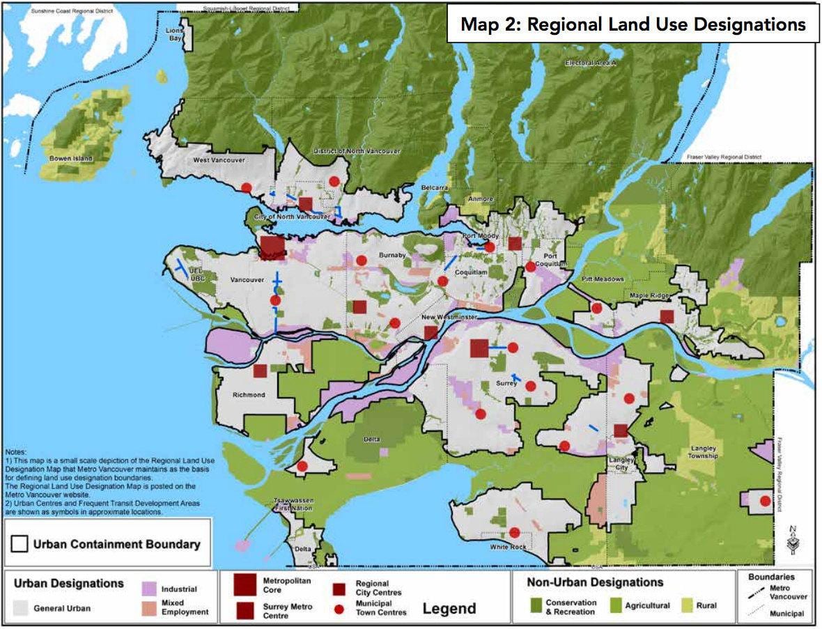 huyện vùng vancouver lớn hơn bản đồ