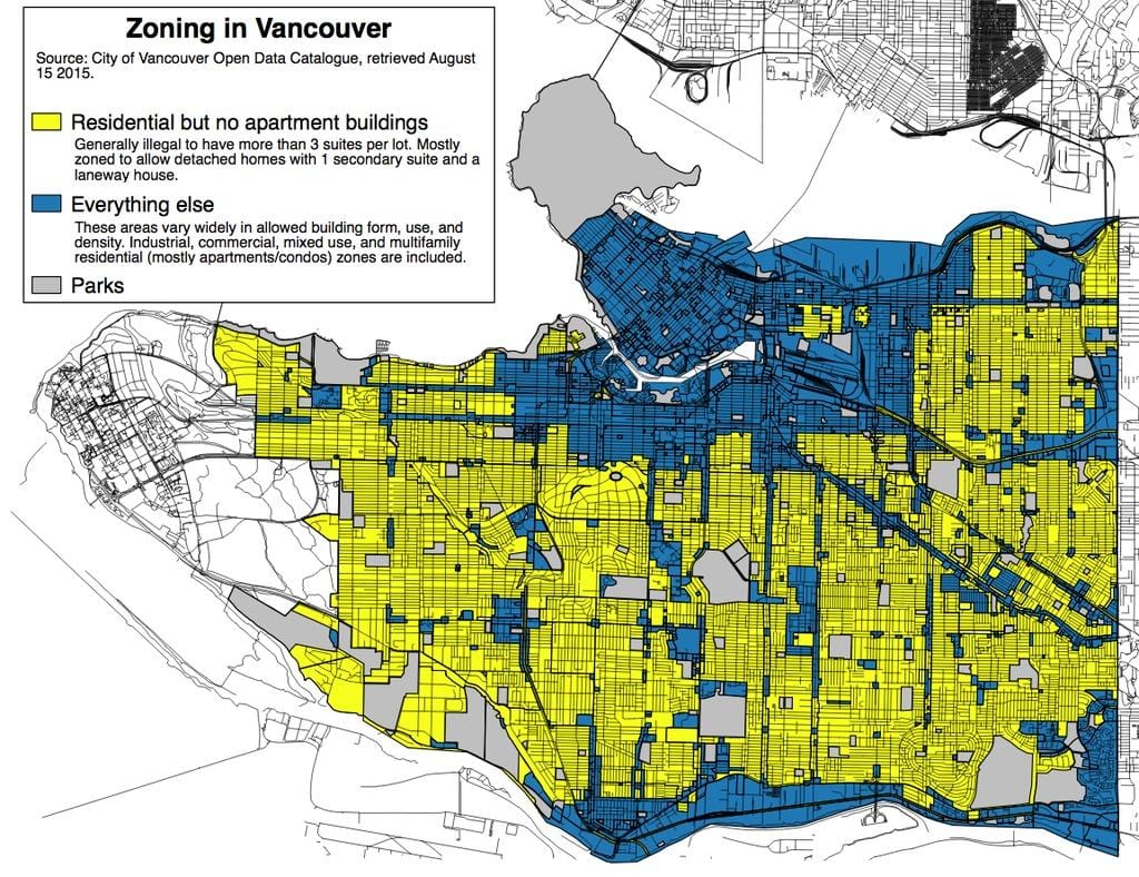 khu bản đồ vancouver