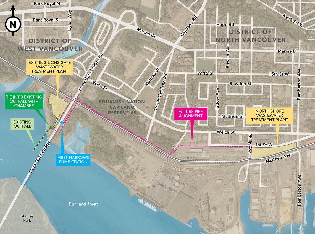 Bản đồ của west vancouver gis