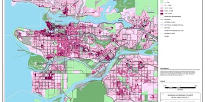 Bản đồ đạc vancouver