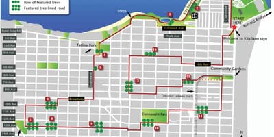 Bản đồ của dunbar vancouver