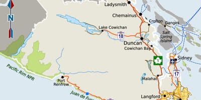 Nam vancouver bản đồ