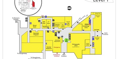 Bản đồ của bệnh viện nhi vancouver