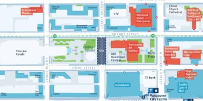 Bản đồ của bobby đường vancouver