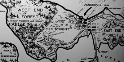 Bản đồ của vancouver
