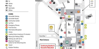 Bản đồ của lonsdale đại học