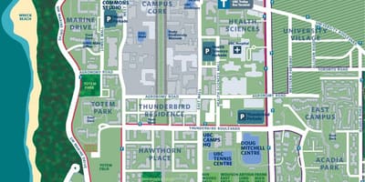 Tôi vancouver bản đồ trường