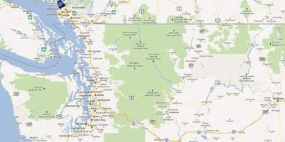 Bản đồ của van vancouver