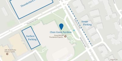 Trung tâm thành phố vancouver đậu xe bản đồ