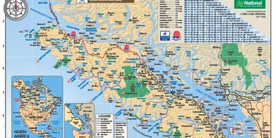 Bản đồ của đảo vancouver rv