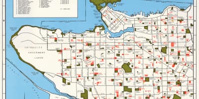 Bản đồ của cộng đồng vancouver