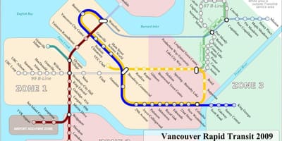 Giao thông công cộng bản đồ vancouver