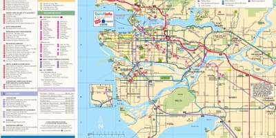 Bản đồ của vancouver bc
