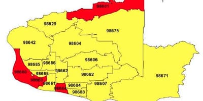 British columbia mã khu vực bản đồ