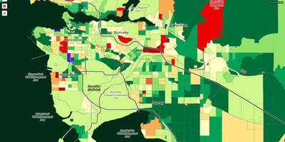 Bản đồ của vancouver nhân khẩu học