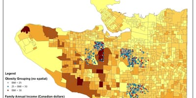Bản đồ của vancouver thu nhập