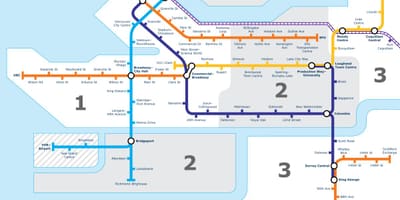 Lại kiểu giao thông công cộng bản đồ