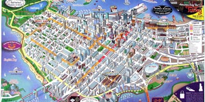 Bản đồ của vancouver bc canada